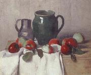 Felix Vallotton Still life with Jug and Apples oil painting artist